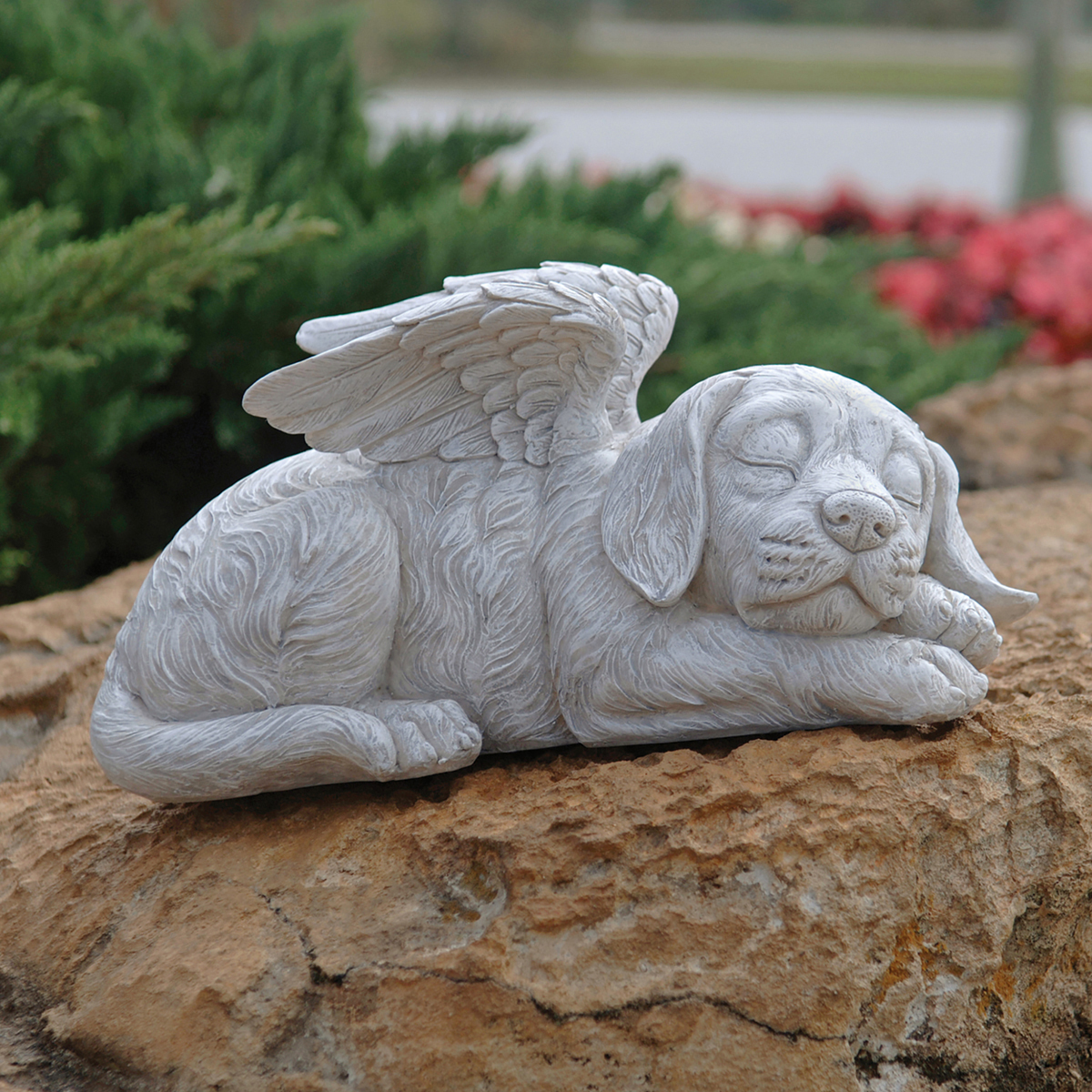 Image Thumbnail for Dog Angel Memorial Statue